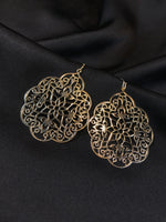 Load image into Gallery viewer, Floral Golden Filigree Earrings
