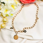 Load image into Gallery viewer, Knot Coin stainless Necklace
