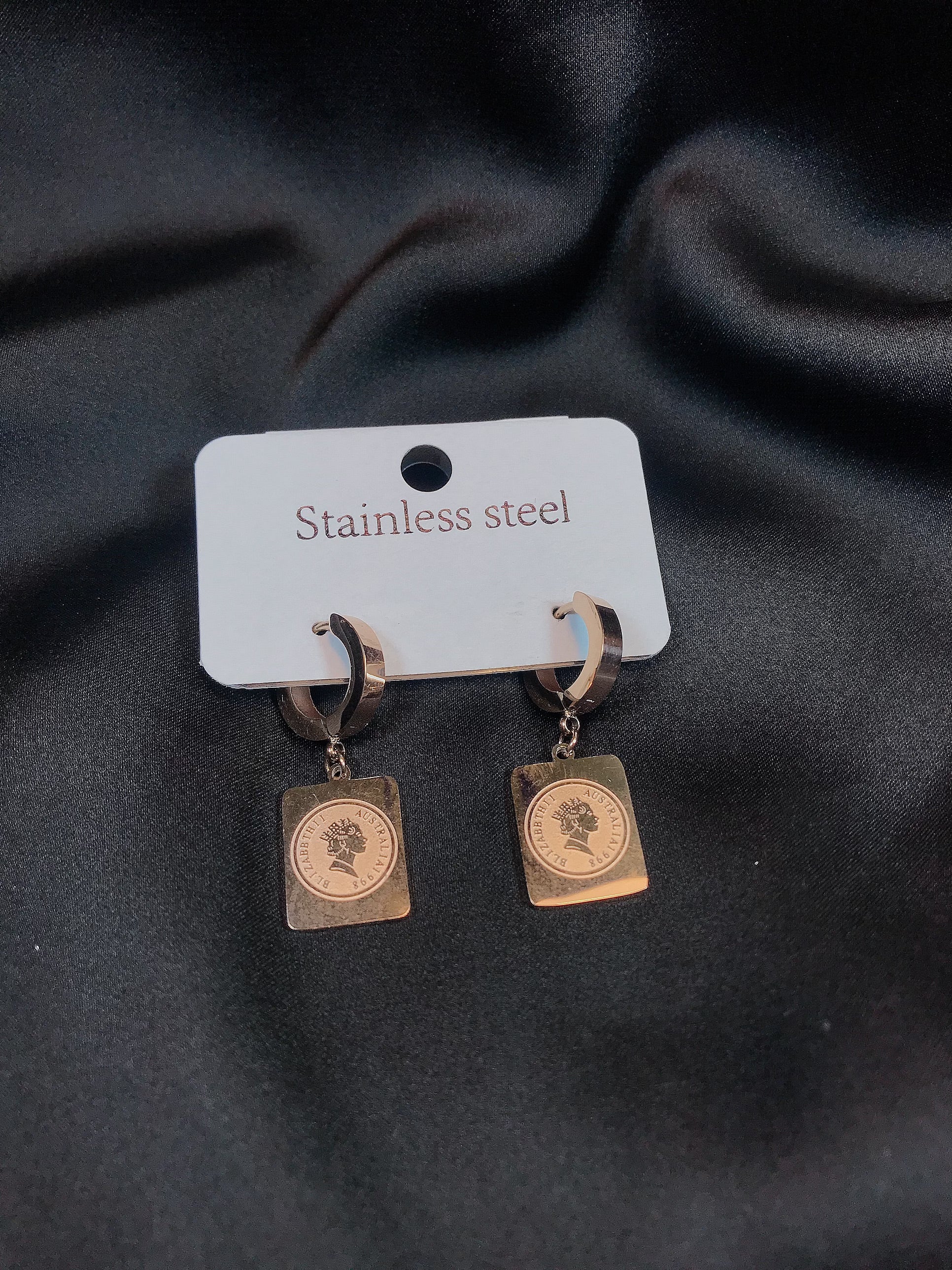 Square Earring Stainless Steel