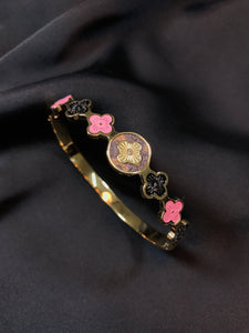 Black Pink Titanium Luise Bracelet