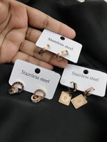 Load image into Gallery viewer, Square Earring Stainless Steel
