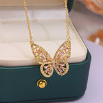 Load image into Gallery viewer, Butterfly Crystal Pendant
