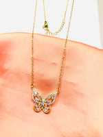Load image into Gallery viewer, Butterfly Crystal Pendant
