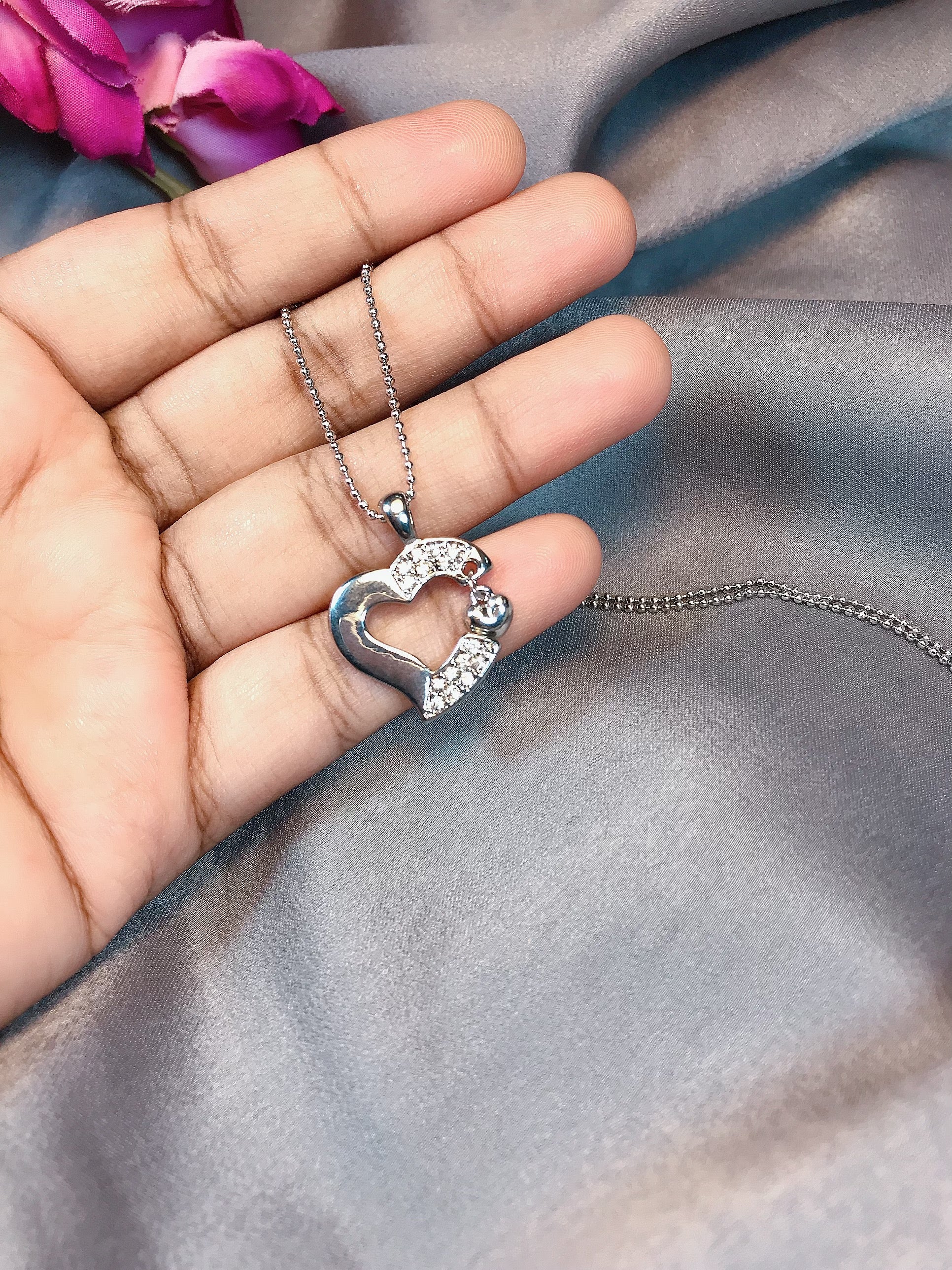 broken heart pendant