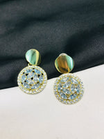 Load image into Gallery viewer, Double Circle Crystal Earring
