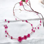 Load image into Gallery viewer, Rose beads necklace
