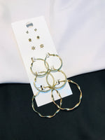 Load image into Gallery viewer, Stud &amp; Hoop Set SH-01
