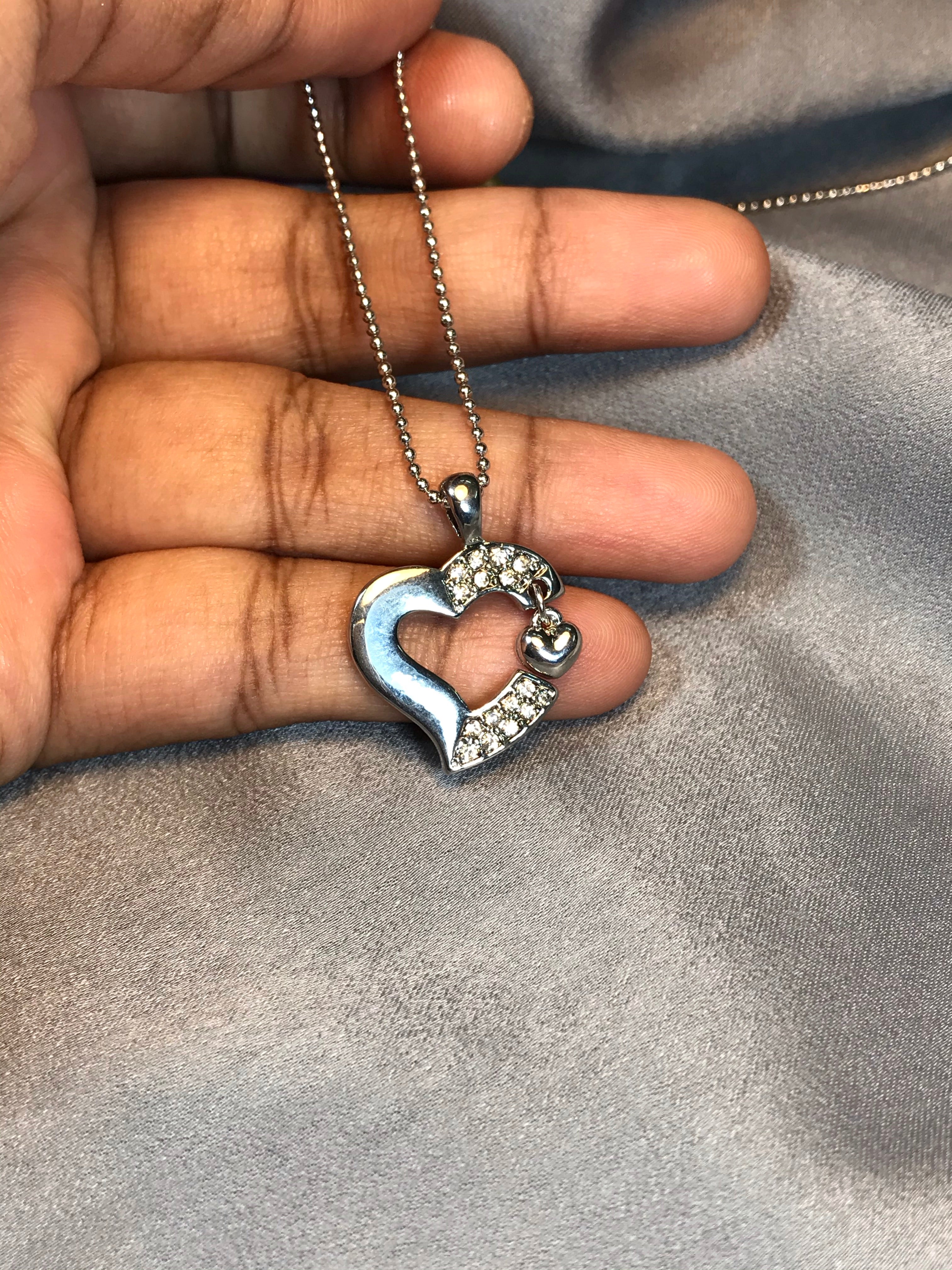 broken heart pendant