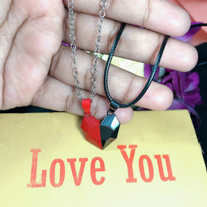 Magnetic Heart Couple Pendant