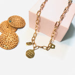 Load image into Gallery viewer, Knot Coin stainless Necklace
