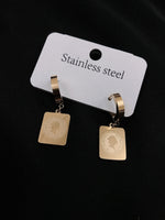 Load image into Gallery viewer, Square Earring Stainless Steel
