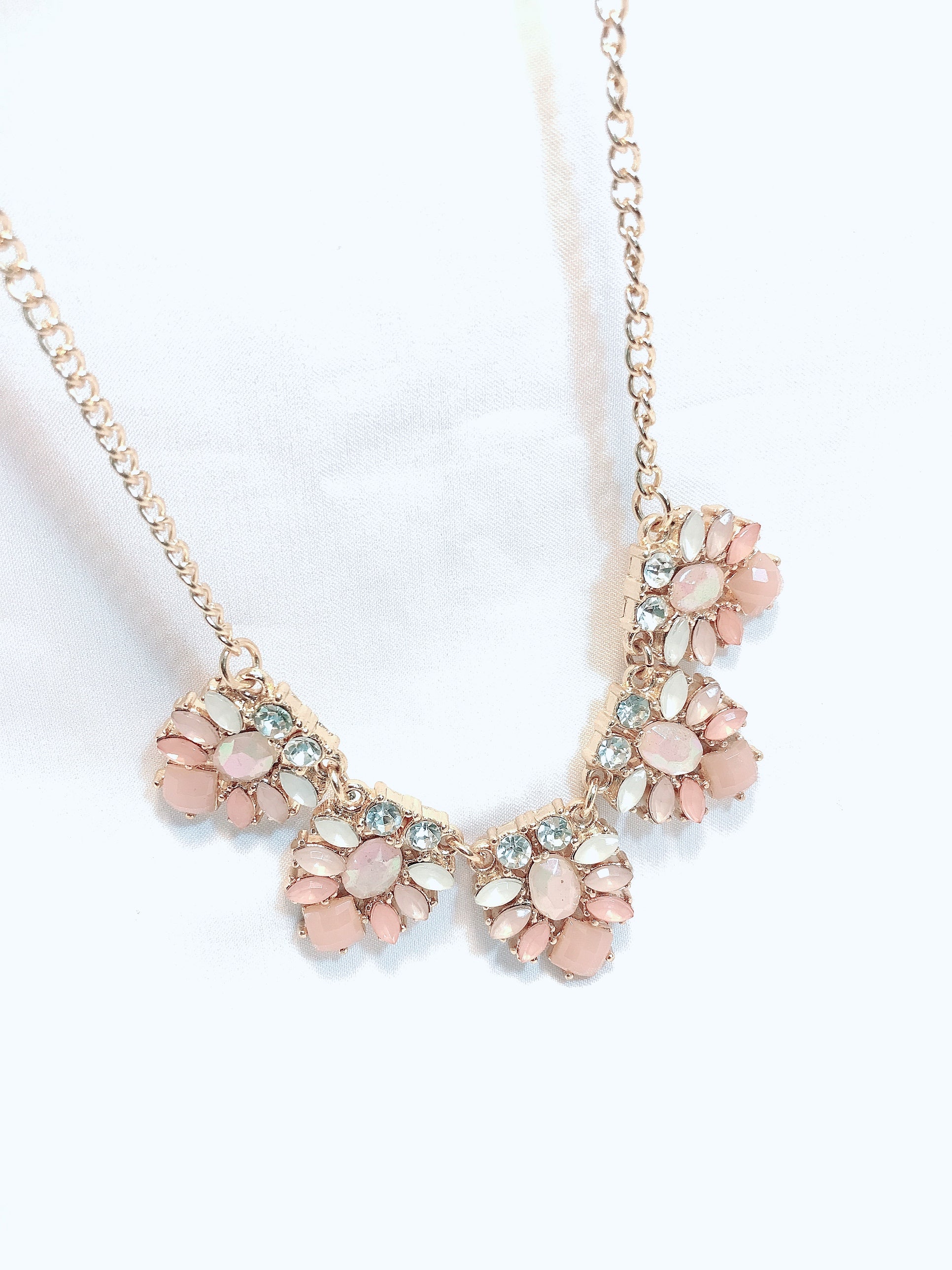 Peach Stone Necklace