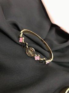 Black Pink Titanium Luise Bracelet