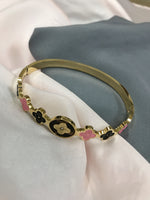 Load image into Gallery viewer, Black Pink Titanium Luise Bracelet
