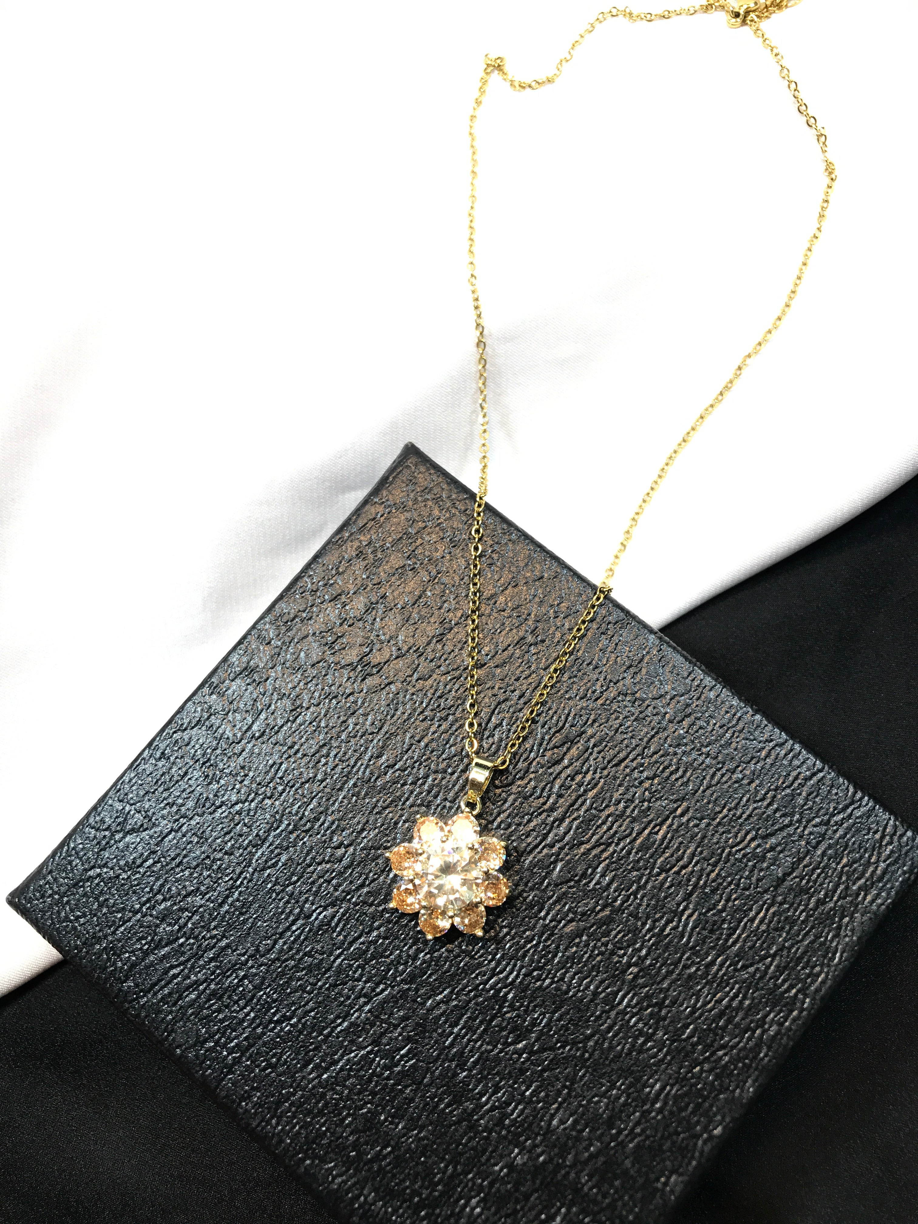 Golden crystal Pendant