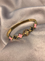 Load image into Gallery viewer, Black Pink Titanium Luise Bracelet
